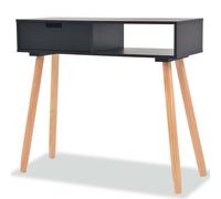Bois de Pin Massif Table Console Marron Stockage Meuble Mobilier Salon vidaXL