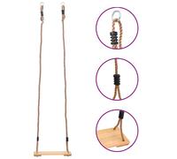 Bois de Pin Solide Balançoire à Planche 200 cm Siège de Balançoire vidaXL