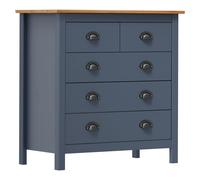 Bois de Pin Solide Buffet 46x35x80 cm Dressoir Commode Meuble Rangement vidaXL