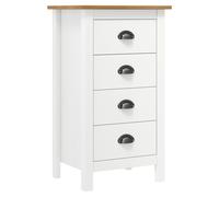 Bois de Pin Solide Buffet 46x35x80 cm Dressoir Commode Meuble Rangement vidaXL