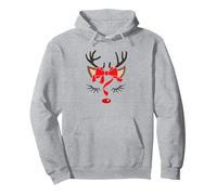 Bois de Renne de Noël Assorti pour Filles Sweat à Capuche
