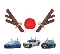 Bois De Renne Pour Voitures Décorations Automobile Cerf Des Fêtes | Antilles en Peluche pour Saison de Chasse Parade de Noël Fête Thème Renne Décor Festif