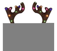 Bois De Rennes Décorations pour Voiture - Décorations Extérieures Auto Éclairées Noël,Ornement De Fêtes pour Capot De Voiture,pour Défilés Fête de Rue SUV Camions Voyages Routiers