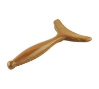 Bois de Santal Outil Gua Sha Forme Queue de Sirène | Massage Manuel Traditionnel Gua Sha, Adapté aux Jambes et Mollets, pour Sportifs et Débutants