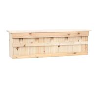 Bois de Sapin Maison pour Moineau avec 5 Chambres Nichoir Cage Jardin vidaXL