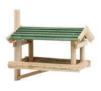 Bois de Sapin Mangeoire à Oiseaux Maison d'Alimentation Extérieur vidaXL