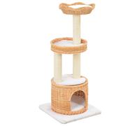 Bois de Saule Arbre à Chat avec Griffoirs en Sisal Grattoir Maison vidaXL