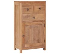 Bois de Teck Massif Buffet 50x30x90 cm Armoire Meuble de Rangement vidaXL