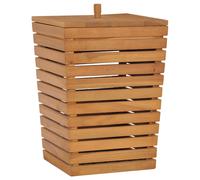 Bois de Teck Massif Panier à Linge 30x30x45 cm Bac Support de Plantes vidaXL