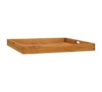 vidaXL Plateau de service 70x70 cm Bois de teck massif