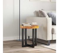 Vidaxl Table Basse 40 X 45 Cm Bois De Teck Massif Et Polyrésine