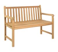 Banc De Jardin En Teck Massif 114 Cm Résistant Aux Intempéries