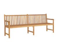Bois de Teck Solide Banc de Jardin 114 cm Patio Terrasse Extérieur vidaXL