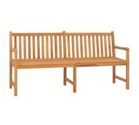 Bois de Teck Solide Banc de Jardin 114 cm Patio Terrasse Extérieur vidaXL