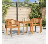 vidaXL Chaise en Forme de Banane Chaise de Jardin Chaise de Patio Chaise d'Extérieur Chaise de Terrasse Arrière-Cour Bois de 48018