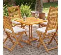 Salon de jardin bois bois 70.0 x 70 x 70.0