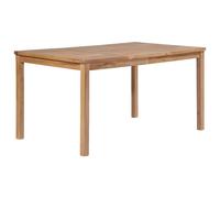 vidaXL Table de jardin 150x90x77 cm Bois de teck solide 44997