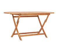 vidaXL Table pliable de jardin 160x80x75 cm Bois de teck solide