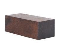 Bois d'ébène, 125 x 50 x 40mm Bois d'ébène noir, Résistance au vieillissement Plaque de manche pour instruments de musique et manches de cutter