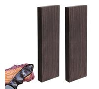 Bois d'ébène noir naturel | Bois d'ébène noir en bois d'ébène noir, manche en bois pour instruments de musique le font soi-même 4,7 "x 1,57" x 0,39 pouces matériau en bois vierge en EB qui transforme