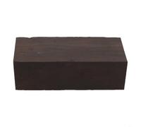 Bois d'ébène vierge pour la sculpture sur bois, la fabrication de poignées et d'instruments de musique lisse pour surface - Bloc en bois pré-scellé - 120 x 40 x 50 mm - Couleur foncée