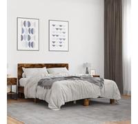 Bois d'ingénierie lattes contreplaqué tête de lit Brun 120x190 cm 38.6