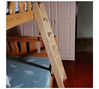 Bois Échelle Double Avec Lits Superposés Avec Des Échelons De 10 Cm De Large & Crochets De Crochet & Coussinets Plantaires, Échelle De Lit Mezzanine De Remplacement Seulement, Librairie ( Size : 135cm