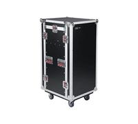 Bois G-tour 10 U X 16u avec Roulettes Flight-Cases
