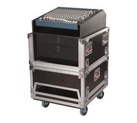 Bois G-tour Pour Console de Mixage 14 U avec Rack 6 U Intgr Flight-Cases