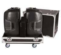 Gator Bois G-tour Pour Deux Enceintes 15'' Flight-Cases