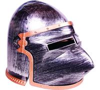 Bois Gadget 73564-2 - Casque de chevalier à visière argent