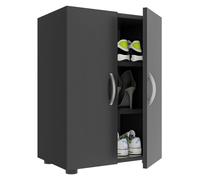 Bois Grande armoire à chaussures Commode à chaussures Ulas 3
