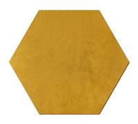 Bois hexagonal chêne clair laqué des deux côtés - Décoration de bricolage - 3 à 50 cm - En contreplaqué de bouleau de 3 mm - Disponible individuellement ou en kit - Dimensions : 30 cm - Lot de 25