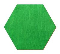 Bois hexagonal vert clair laqué des deux côtés 3 à 50 cm en contreplaqué de bouleau de 3 mm disponible individuellement ou en lot, dimensions : 12 cm, lot de 50 pièces