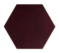 Bois hexagonal violet laqué des deux côtés 3 à 50 cm en contreplaqué de bouleau de 3 mm disponible individuellement ou en lot, dimensions : 10 cm, lot de 100 pièces