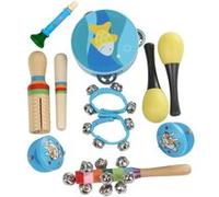 Bois Instrument de Musique Percussion Ensemble Jouët 11pcs Toy Musique Éducation Wj032 G