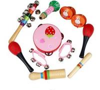 Bois Instrument de Musique Percussion Ensemble Jouët 11pcs Toy Musique Éducation Wj033 G