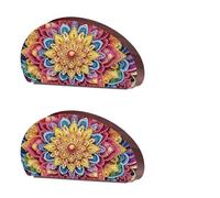 Bois mandala diamant peinture rangement rangement en diamant art addition