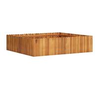 Vidaxl Lit Surélevé De Jardin 100x100x25 Cm Bois Massif D'acacia