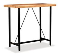 Bois Massif d'Acacia Table de Bar 120x60x107 cm Meuble de Bar Mobilier vidaXL