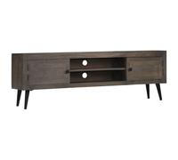 vidaXL Meuble TV Bois massif de manguier 140 x 30 x 45 cm