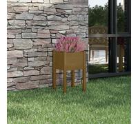 Jardinière d'extérieur Marron miel 40x40x70 cm Pin massif