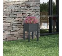 Bois Massif de Pin Jardinière Marron Miel 40x40x70 cm Pot de Fleurs vidaXL