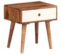 Bois Massif de Sesham Table de Chevet Table de Nuit Meuble de Chambre vidaXL