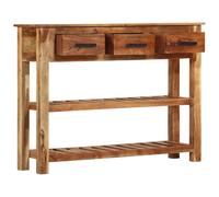 Bois Massif Sesham Buffet avec 3 Tiroirs Commode Bahut Armoire Meuble vidaXL