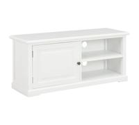 Vidaxl Meuble Tv Blanc 90 X 30 X 40 Cm Bois Blanc