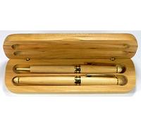 Bois & Mots boite parure avec stylo bille luxe et roller en bois