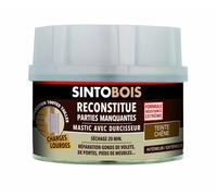 BOIS-Pâte à Bois Charges Lourdes-Reconstitue les Parties Manquantes-Passages-Sec en 20min-Chêne-Technique Professionnelle-190g