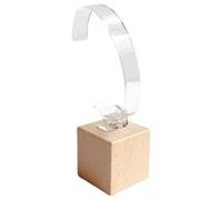 Bois Présentoir Support , et Plastique pour Montre-bracelet Portable | Surface Résistante aux Rayures, pour Maison et Vitrine de Supermarché, Organise et Expose Vos Montres