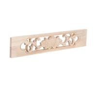 Bois Sculpté Applique Décorative Rectangle Creux pour Placard